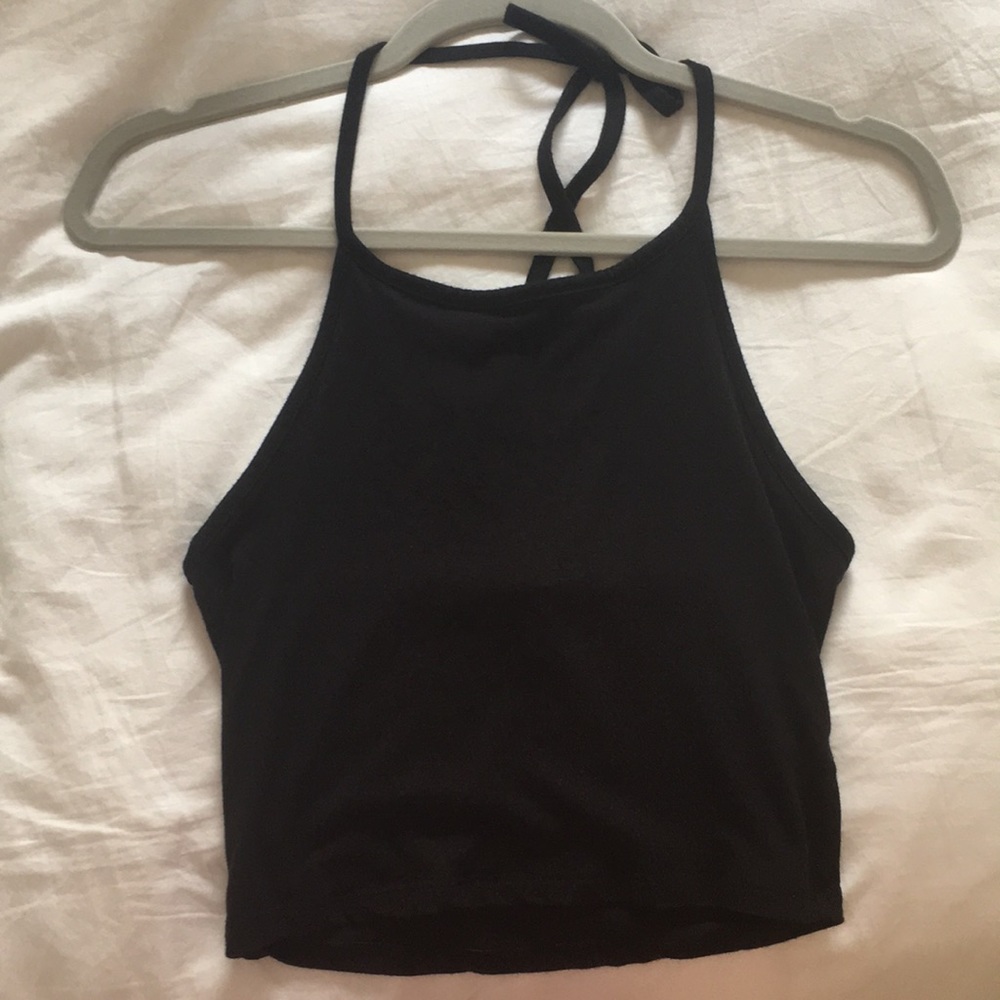 Brandy Melville black halter top